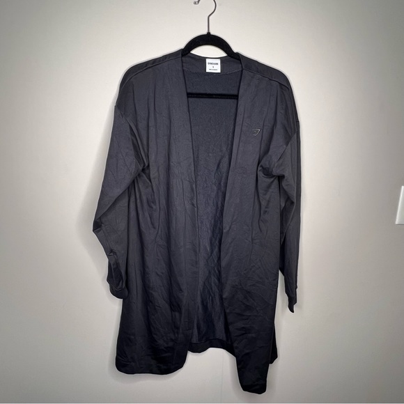 Gymshark x Whitney Simmons Oversize robe v3 black womens size S - Picture 9 of 14